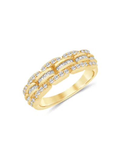 Saks Fifth Avenue Women's 14k Yellow Gold & 0.50 Tcw Diamond Band Ring