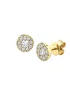 Saks Fifth Avenue Women's 14k Yellow Gold & 0.50 Tcw Diamond Cluster Stud Earrings In Yellow Gold