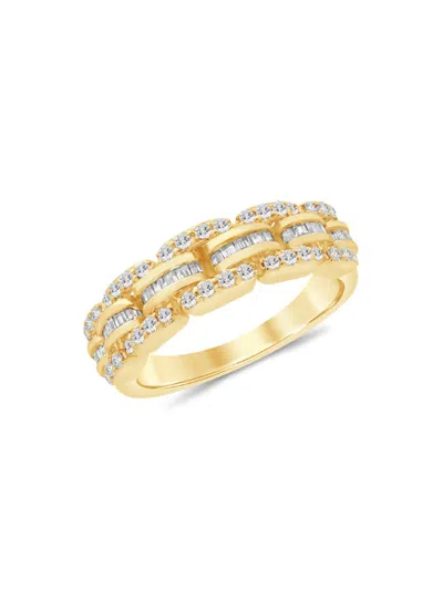Saks Fifth Avenue Women's 14k Yellow Gold & 0.50 Tcw Diamond Ring