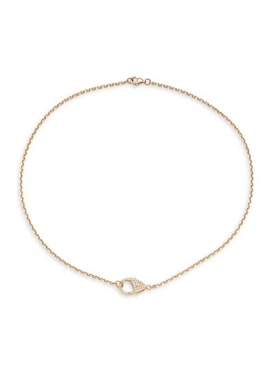 Saks Fifth Avenue Women's 14k Yellow Gold & 0.55 Tcw Diamond Chain Necklace