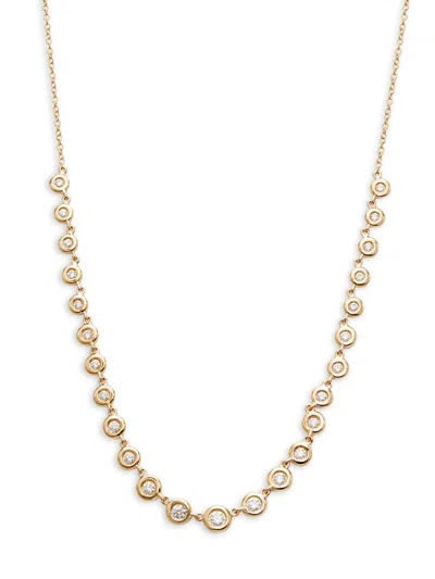 Saks Fifth Avenue Women's 14k Yellow Gold & 0.6 Tcw Diamond Bezel Necklace