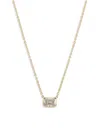 Saks Fifth Avenue Women's 14k Yellow Gold & 0.6 Tcw Lab Grown Diamond Pendant Necklace In Yellow Gold