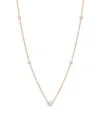 Saks Fifth Avenue Women's 14k Yellow Gold & 0.69 Tcw Lab-grown Diamond Station Necklace In Yellow Gold