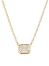 Saks Fifth Avenue Women's 14k Yellow Gold & 0.75 Tcw Lab-grown Diamond Pendant Necklace