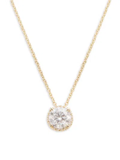 Saks Fifth Avenue Women's 14k Yellow Gold & 0.75 Tcw Lab Grown Diamond Pendant Necklace
