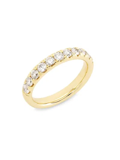 Saks Fifth Avenue Women's 14k Yellow Gold & 0.9 Tcw Diamond Ring