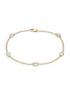 Saks Fifth Avenue Women's 14k Yellow Gold & 0.9 Tcw Lab Grown Diamond Bracelet In Yellow Gold