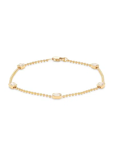 Saks Fifth Avenue Women's 14k Yellow Gold & 0.9 Tcw Lab Grown Diamond Bracelet