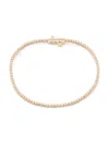 Saks Fifth Avenue Women's 14k Yellow Gold & 0.95 Tcw Lab Grown Diamond Tennis Bracelet In Yellow Gold
