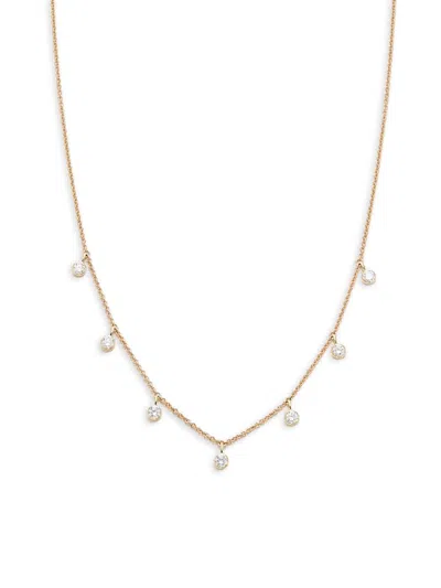 Saks Fifth Avenue Women's 14k Yellow Gold & 0.96 Tcw Lab Grown Diamond Necklace