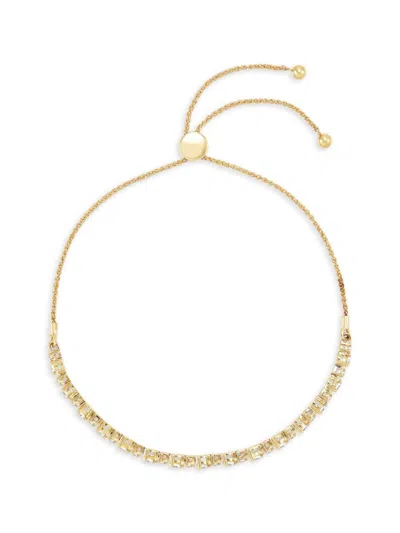 Saks Fifth Avenue Women's 14k Yellow Gold & 1 Tcw Diamond Bolo Bracelet