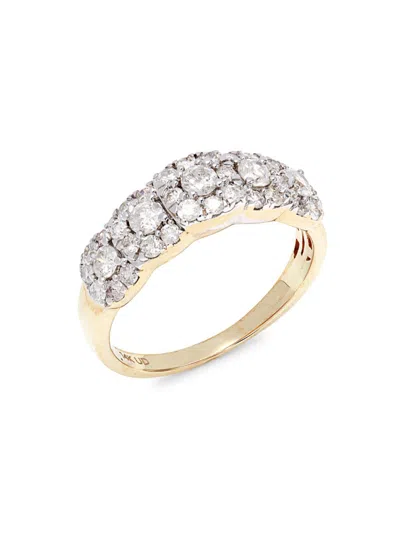 Saks Fifth Avenue Women's 14k Yellow Gold & 1 Tcw Diamond Ring