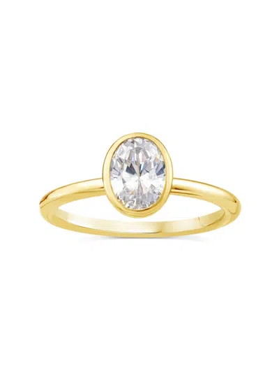 Saks Fifth Avenue Women's 14k Yellow Gold & 1 Tcw Lab Grown Diamond Engagement Ring
