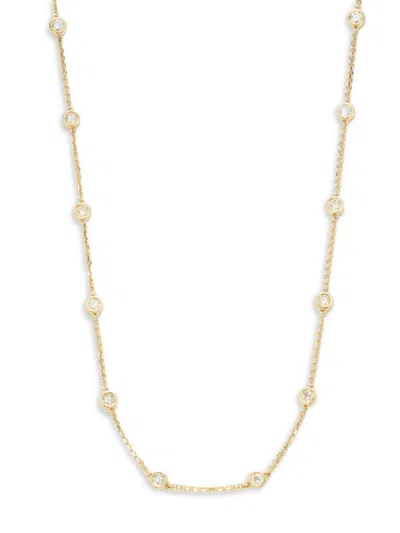 Saks Fifth Avenue Women's 14k Yellow Gold & 1.4 Tcw Diamond Chain Necklace/18"