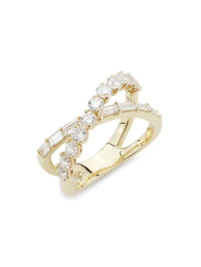 Saks Fifth Avenue Women's 14k Yellow Gold & 1.43 Tcw Lab-grown Diamond Ring