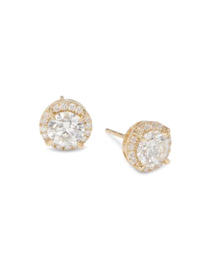 Saks Fifth Avenue Women's 14k Yellow Gold & 1.45 Tcw Lab-grown Diamond Stud Earrings