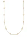 Saks Fifth Avenue Women's 14k Yellow Gold & 2.00 Tcw Lab-grown Diamond Station Necklace/18" In Gold