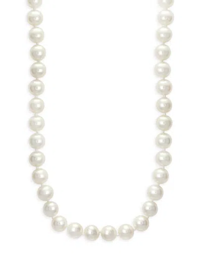 Saks Fifth Avenue Women's 14k Yellow Gold & 9-10mm Pearl Necklace