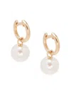 Saks Fifth Avenue Women's 14k Yellow Gold & 9.5-10mm Cultured Freshwater Pearl Drop Earrings In Yellow Gold