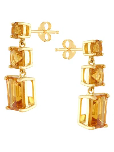 Saks Fifth Avenue Women's 14k Yellow Gold & Citrine Drop Earrings