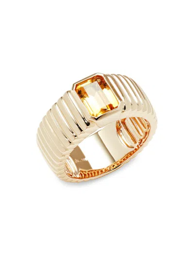 Saks Fifth Avenue Women's 14k Yellow Gold & Citrine Ring