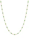 Saks Fifth Avenue Women's 14k Yellow Gold & Enamel Bead Chain Necklace In Yellow Gold