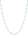 Saks Fifth Avenue Women's 14k Yellow Gold & Enamel Beaded Cable Chain Necklace In Yellow Gold
