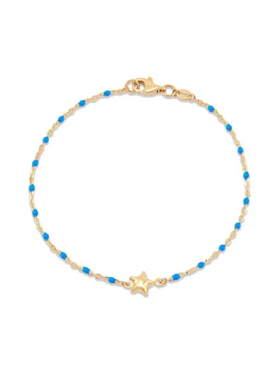 Saks Fifth Avenue Women's 14k Yellow Gold & Enamel Tincup Bracelet