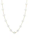 Saks Fifth Avenue Women's 14k Yellow Gold & Fresh Water Pearl 18-inch Necklace In Yellow Gold