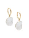 Saks Fifth Avenue Women's 14k Yellow Gold & Fresh Water Pearl Drop Earrings In Yellow Gold