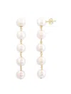 Saks Fifth Avenue Women's 14k Yellow Gold & Freshwater Pearl Drop Earrings In Gold