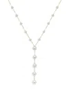 Saks Fifth Avenue Women's 14k Yellow Gold & Freshwater Pearl Lariat Necklace In Gold
