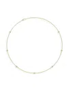Saks Fifth Avenue Women's 14k Yellow Gold & Lab-grown Diamond Station Necklace/5.00-20.00 Tcw In 1.40 Tcw