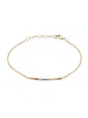 SAKS FIFTH AVENUE WOMEN'S 14K YELLOW GOLD & MULTI STONE BRACELET