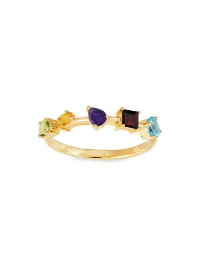 Saks Fifth Avenue Women's 14k Yellow Gold & Multi Stone Ring