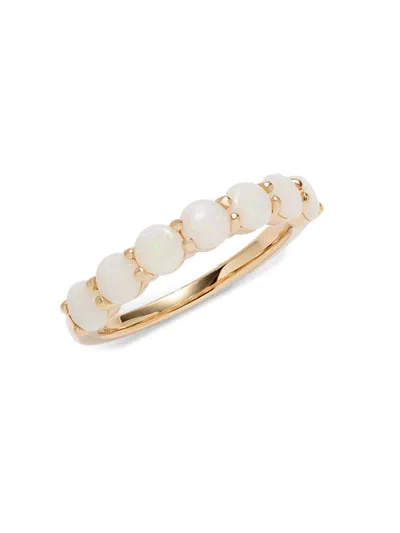 Saks Fifth Avenue Women's 14k Yellow Gold & Opal Ring