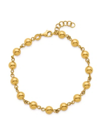 Saks Fifth Avenue Women's 14k Yellow Gold Ball Chain Bracelet