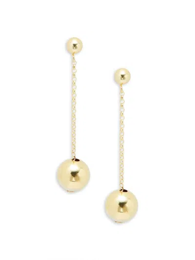Saks Fifth Avenue Women's 14k Yellow Gold Ball Drop Earrings