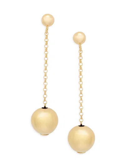 Saks Fifth Avenue Women's 14k Yellow Gold Ball Drop Earrings