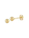 SAKS FIFTH AVENUE WOMEN'S 14K YELLOW GOLD BALL STUD EARRINGS