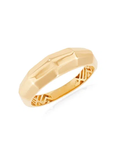 Saks Fifth Avenue Women's 14k Yellow Gold Bamboo Band Ring