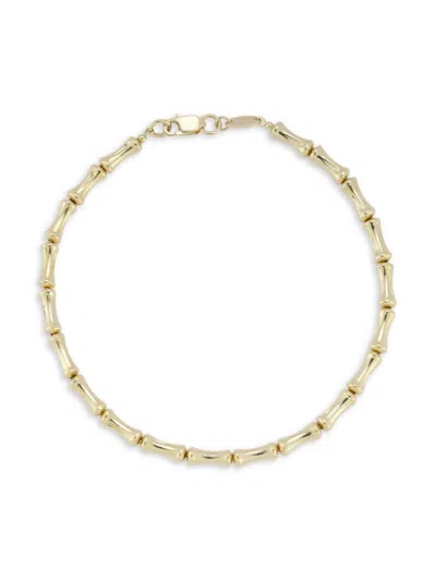 Saks Fifth Avenue Women's 14k Yellow Gold Bamboo Bracelet