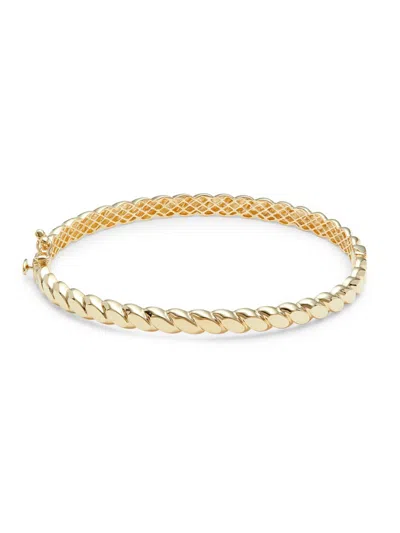 Saks Fifth Avenue Women's 14k Yellow Gold Bangle Bracelet