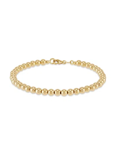 Saks Fifth Avenue Women's 14k Yellow Gold Beaded Bracelet