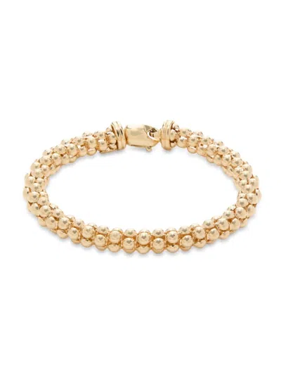 Saks Fifth Avenue Women's 14k Yellow Gold Beaded Bracelet