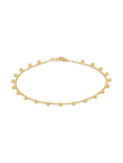 Saks Fifth Avenue Women's 14k Yellow Gold Beaded Chain Bracelet