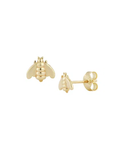 Saks Fifth Avenue Women's 14k Yellow Gold Bee Stud Earrings