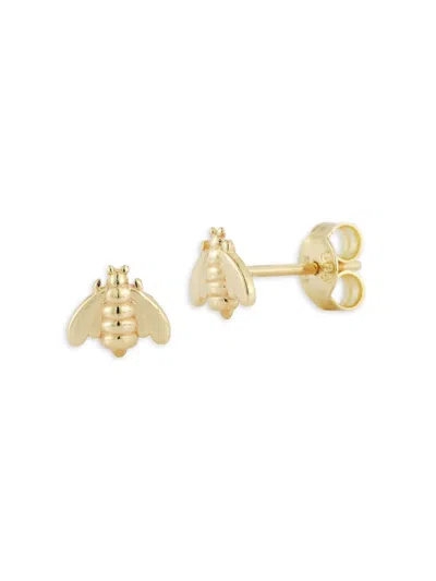 Saks Fifth Avenue Women's 14k Yellow Gold Bee Stud Earrings