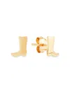 Saks Fifth Avenue Women's 14k Yellow Gold Boot Stud Earrings In Gold