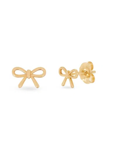 Saks Fifth Avenue Women's 14k Yellow Gold Bow Stud Earrings
